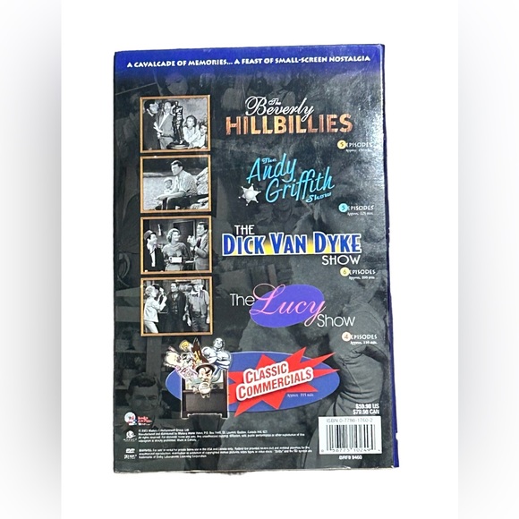 5 DVD Set Classic Tv Shows Lucy Beverly Hillbillies Classic Commercials & More - Picture 4 of 4